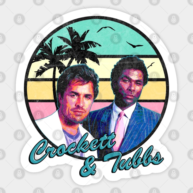 Crockett & Tubbs Sticker by marengo